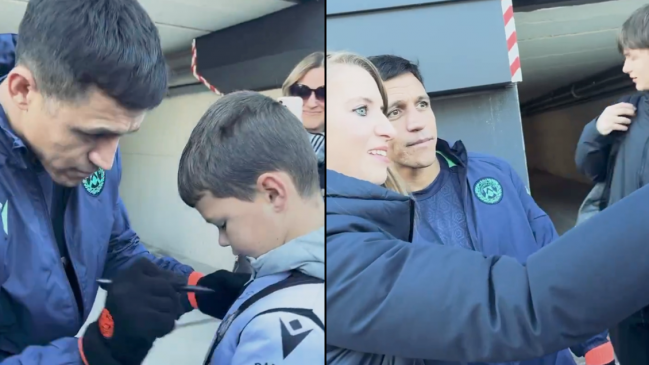 [VIDEO] Como ídolo: Alexis Sánchez compartió grato momento con los hinchas de Udinese