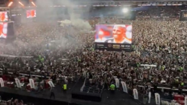 [VIDEO] El multitudinario festejo de los hinchas de Botafogo en el Estadio 