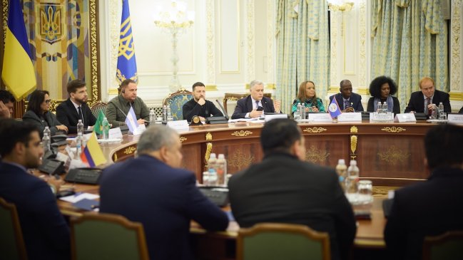 Ucrania pidió apoyo a Latinoamérica para lograr una 