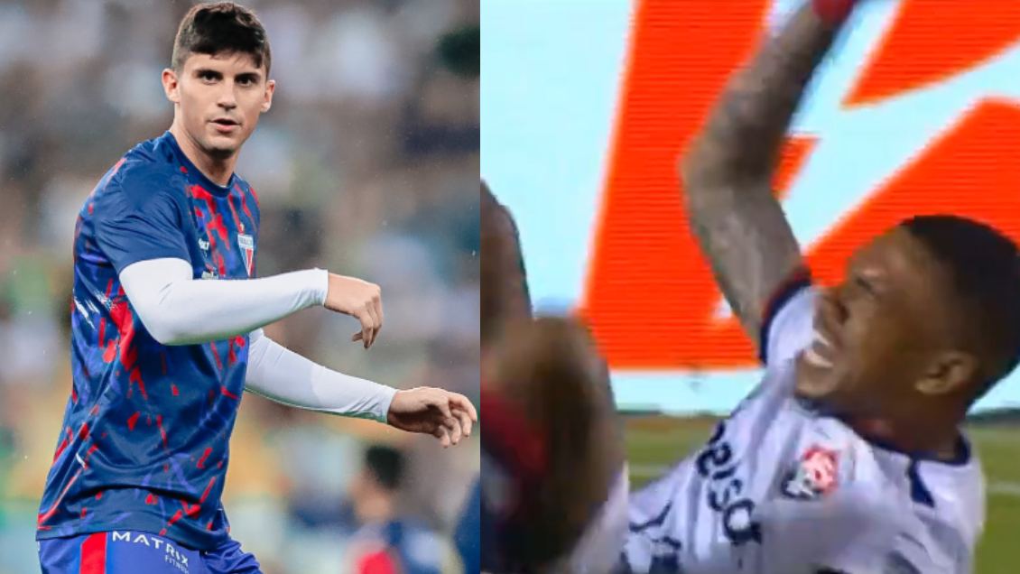 [VIDEO] La fuerte entrada de Kuscevic en el duelo de Fortaleza con Vitoria