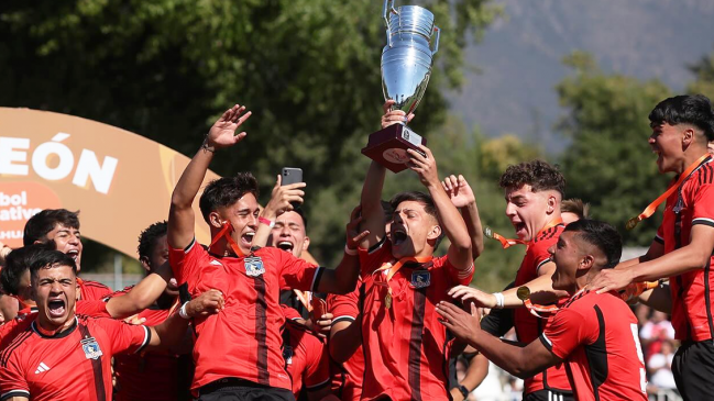 Colo Colo goleó a Universidad Católica y se consagró campeón sub 18