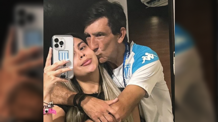   El comentado festejo de Gustavo Costas junto a su esposa, Zully Ayala 