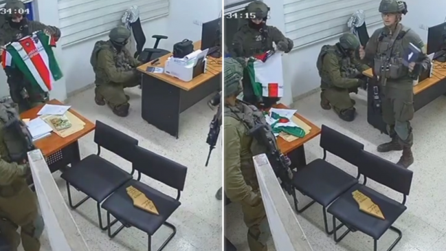 Ejercitó israelí confiscó camisetas de Palestino en campamento de refugiados de Aida