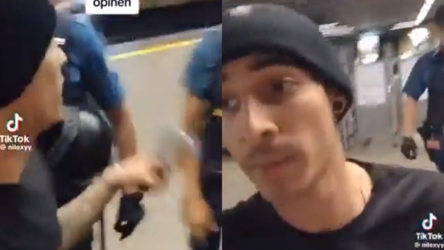 Cantante callejero funó a guardias del Metro: Le dijeron 