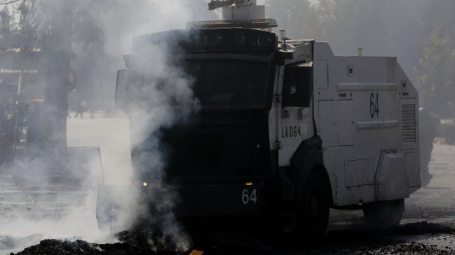 Con barricadas intentaron evitar un desalojo en Quinta Normal