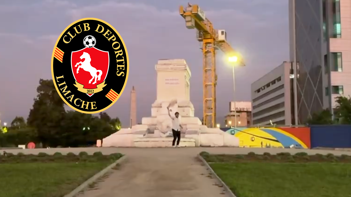 [VIDEO] Solitario hincha festejó el ascenso de Deportes Limache en Plaza Italia