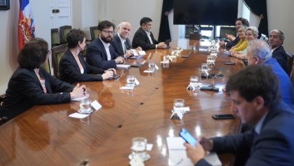   Presidente Boric encabezó reunión con la Comisión Mixta de Seguridad del Congreso 