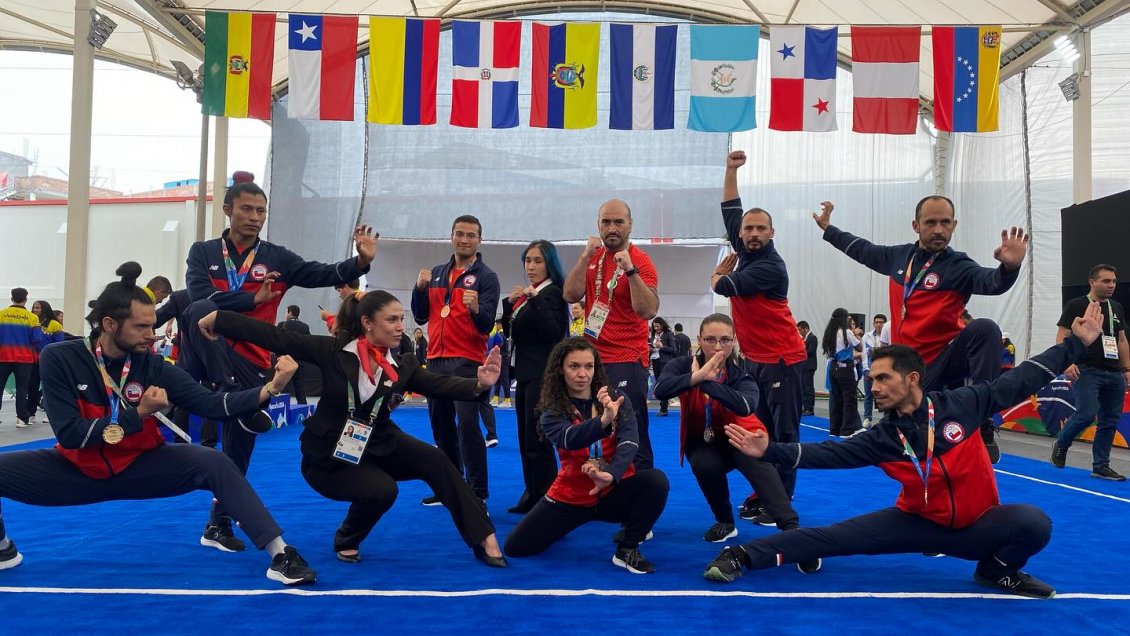 Team Chile de Wushu logró 13 medallas en los Juegos Bolivarianos