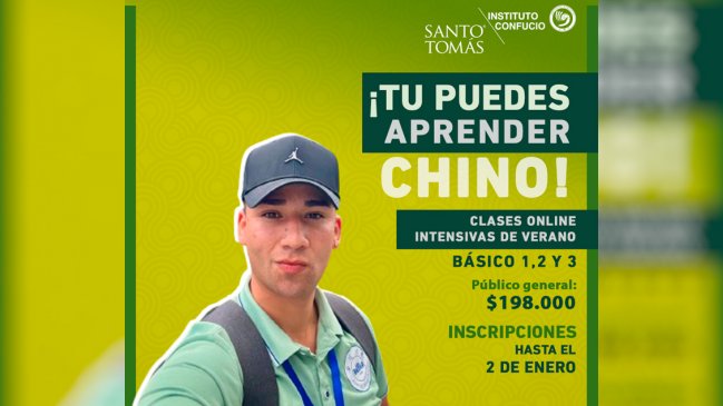 Instituto Confucio Santo Tomás abrió inscripciones para cursos online de chino este verano