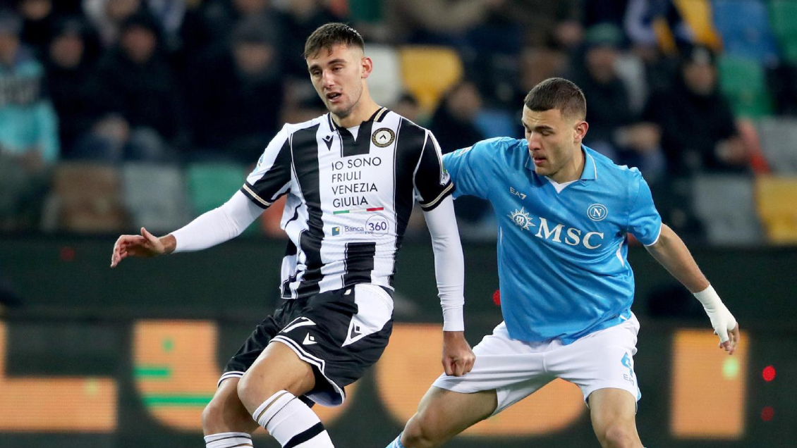 Udinese dejó al retornado Alexis en la banca y sufrió una derrota ante Napoli