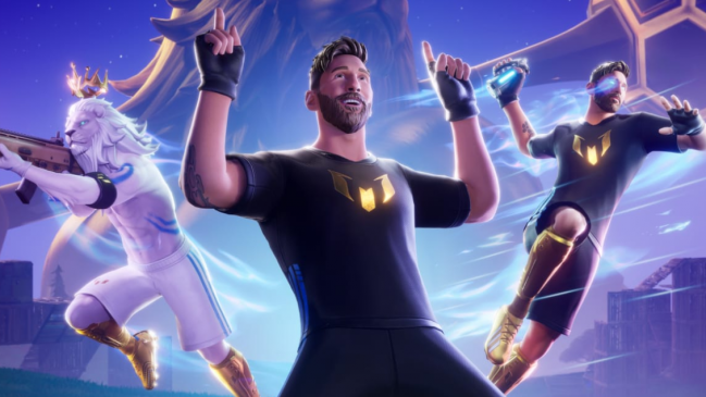 Lionel Messi llegó a Fortnite con dos skins que revolucionaron las redes