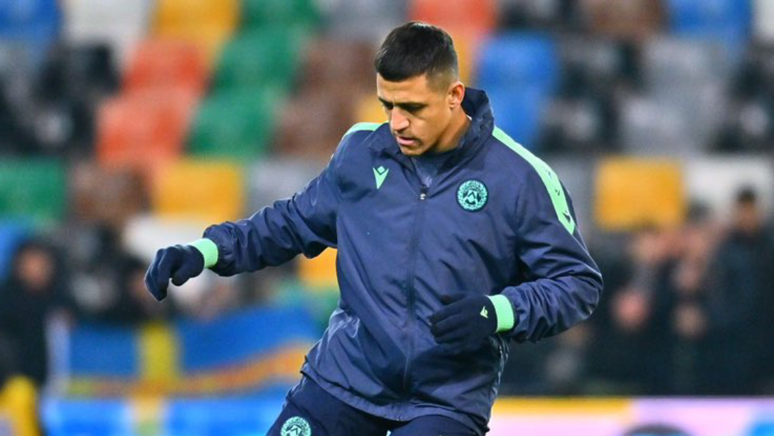 Udinese vive el regreso de Alexis Sánchez en su visita a Napoli