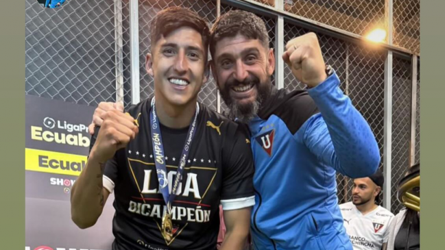 Fernando Cornejo gritó campeón en Ecuador junto a Liga de Quito