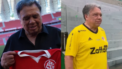   Elías Figueroa recibió homenaje de leyenda y volvió a las canchas en Brasil 