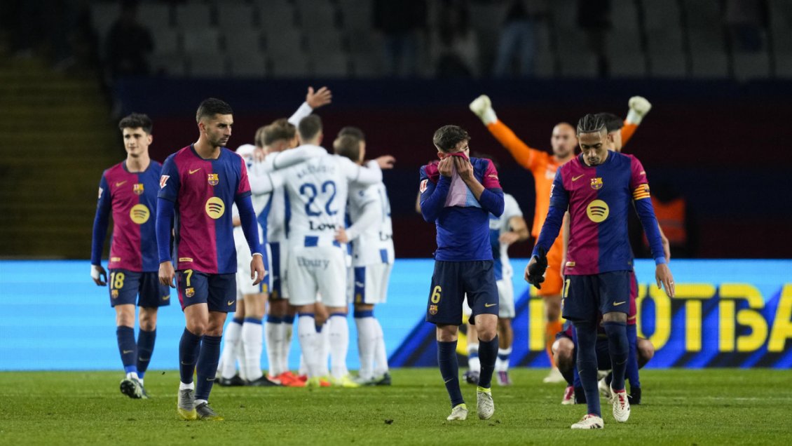 Barcelona cayó ante Leganés y encendió la pelea por el liderato en España