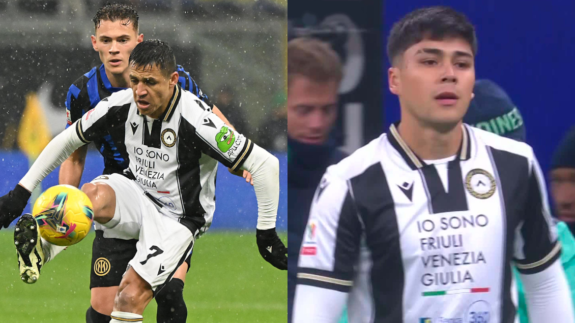 Alexis y Pizarro debutaron en Udinese con una caída ante Inter por Copa Italia