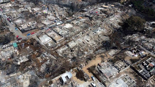 Encuesta Ipsos: El megaincendio de febrero fue el hecho más importante de 2024