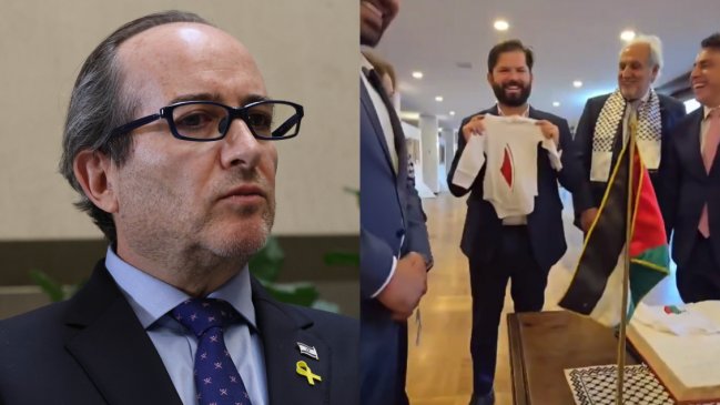 Embajador israelí: Regalo de comunidad palestina a la guagua de Boric 