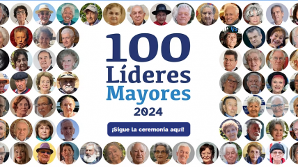   Sergio Campos y Alberto van Klaveren recibieron reconocimiento de 100 Líderes Mayores 