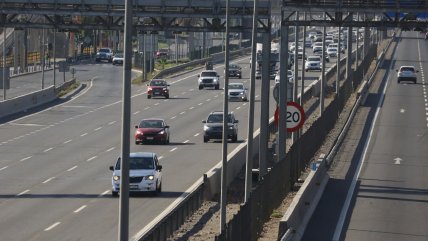 MOP: 600 mil vehículos dejarán la RM para Navidad y otros 780 mil por Año Nuevo