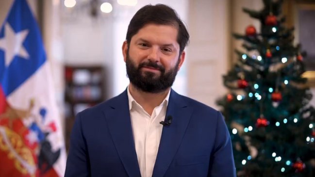 Presidente Boric en su mensaje navideño: 