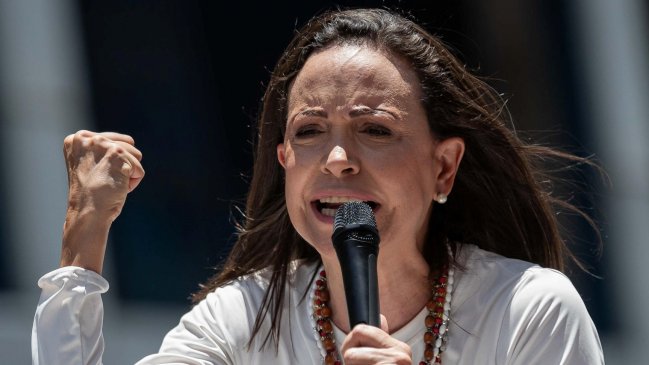 Machado: El régimen de Maduro 