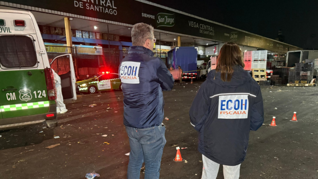 Carabineros encontraron cadáver de hombre baleado cerca de la Vega Central