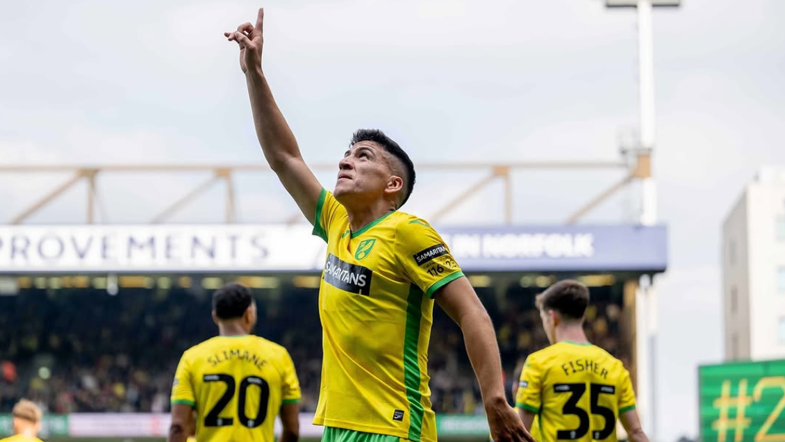 Feliz centenario: Marcelino Núñez anotó para el agónico empate de Norwich