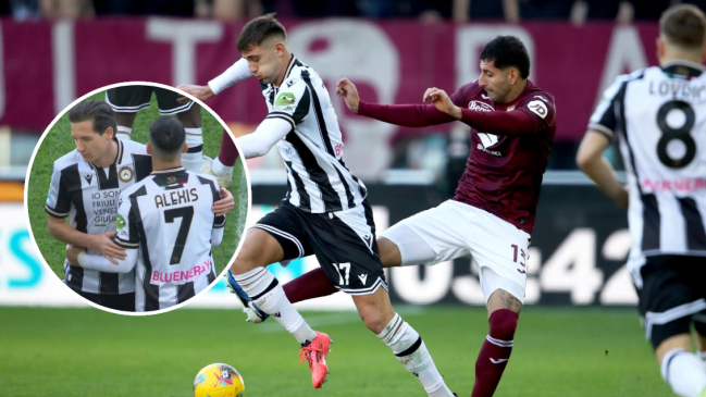 Torino de Maripán amargó al Udinese de Alexis con un empate en Friuli