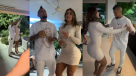 La celebración de Año Nuevo de Arturo Vidal junto a Sonia Isaza y su familia