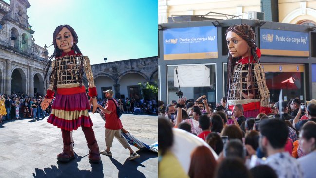 Amal, la muñeca gigante ya está en Chile: ¿Dónde y cuándo verla?