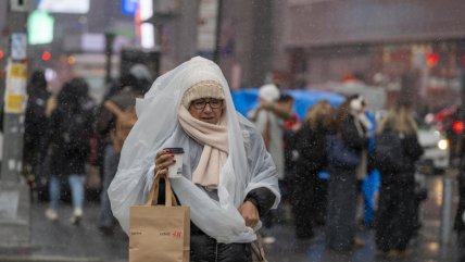 EEUU: Más de 60 millones en alerta por tormenta de nieve