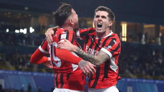 AC Milan venció a Inter con agónica remontada para conquistar la Supercopa de Italia