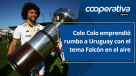 Cooperativa Deportes: Colo Colo emprendió rumbo a Uruguay con el tema de Falcón en el aire