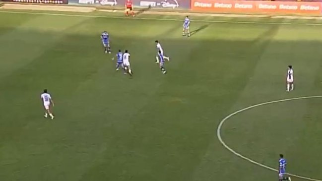 [VIDEO] Godoy Cruz aprovechó error defensivo de la U y descontó