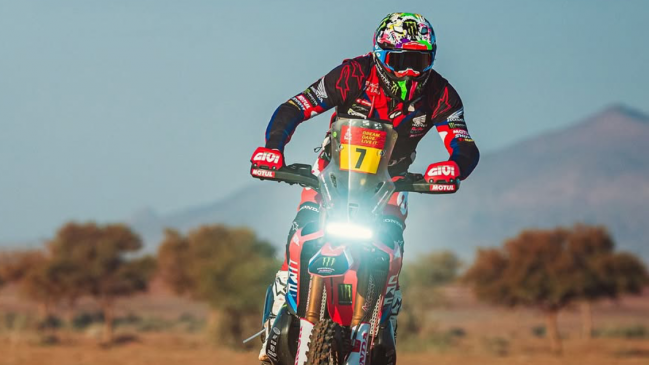 Pablo Quintanilla se quedó con el tercer puesto de la séptima etapa del Dakar