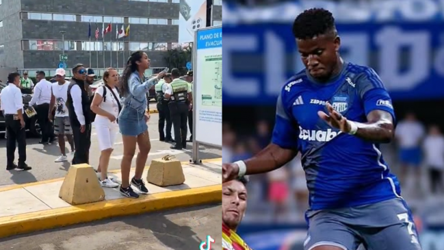 Familia encaró a jugador de Emelec en Lima: “Te fuiste y me dejaste embarazada”