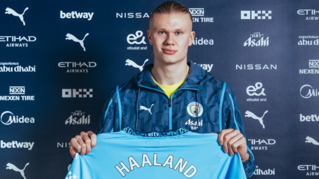 Manchester City anunció un contrato de larga duración para Erling Haaland