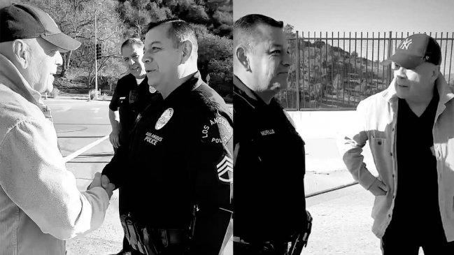 Bruce Willis reaparece en público para agradecer a socorristas de incendios en Los Ángeles