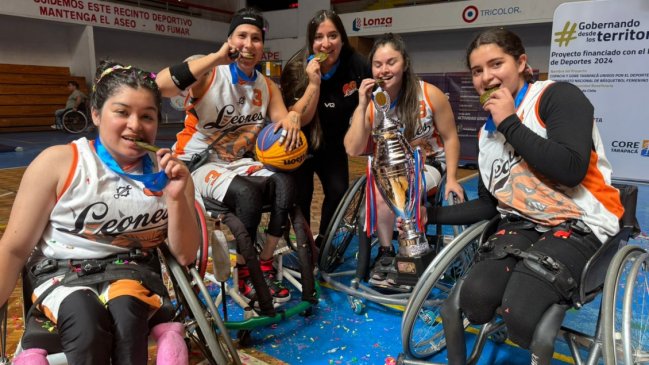 Leones de Lo Espejo ganó el Nacional Femenino de baloncesto en silla de ruedas 3x3