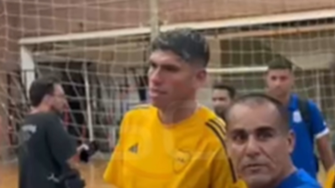 [VIDEO] Carlos Palacios se fotografió con rivales tras duelo de Copa Argentina