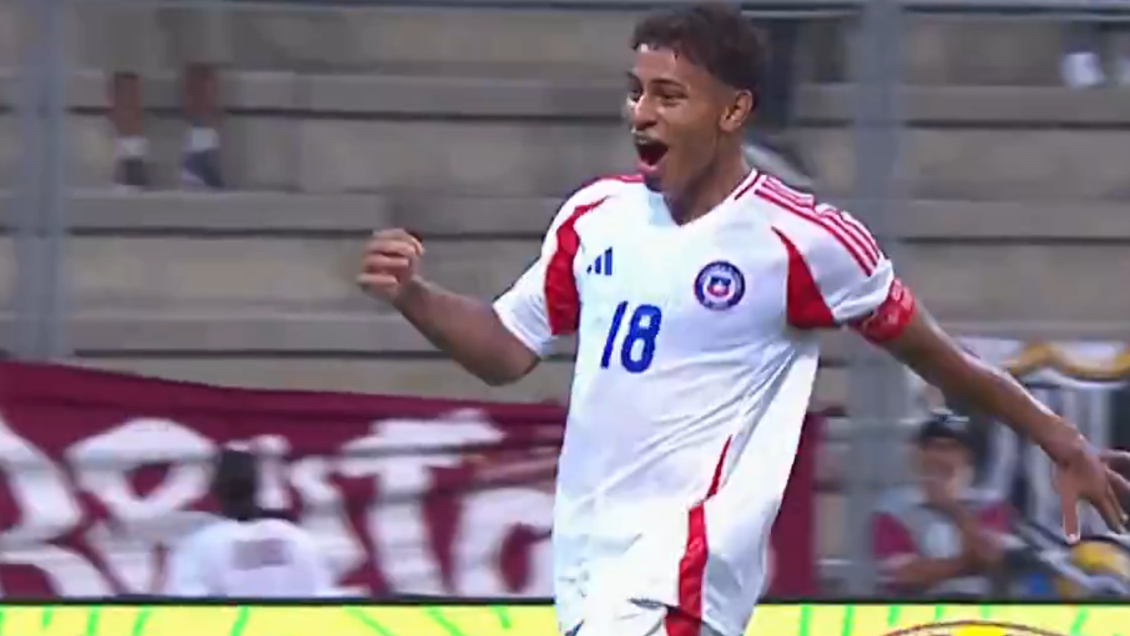 [VIDEO] La Roja Sub 20 pegó a Venezuela en el primer tiempo con doblete del capitán Rossel