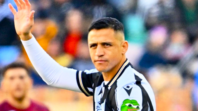 Udinese contó con Alexis Sánchez en los últimos minutos de la derrota ante Roma