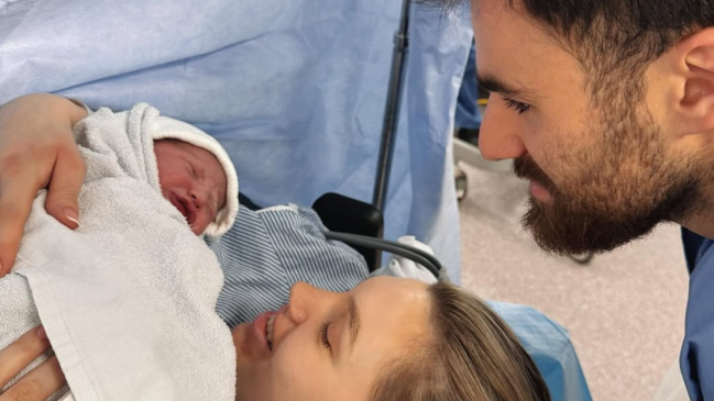 Pareja de Ben Brereton anunció el nacimiento de su primera hija