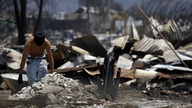 Megaincendio: Gobierno admite que hay 