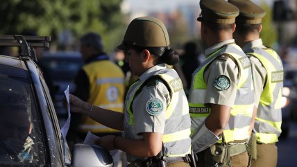 Hombre trató de sobornar a Carabineros con 35 mil pesos para evitar fiscalización