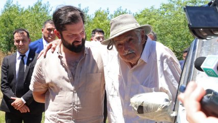   Mujica agradeció a Boric por 