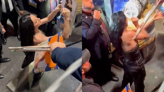 Katy Perry sufrió explosión de transformador durante firma de autógrafos