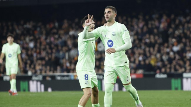 Barcelona goléo de visita a Valencia y se instaló en semifinales de la Copa del Rey