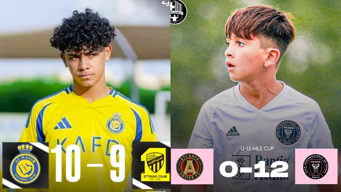 Cristiano Jr. y Thiago Messi fueron víctimas de 